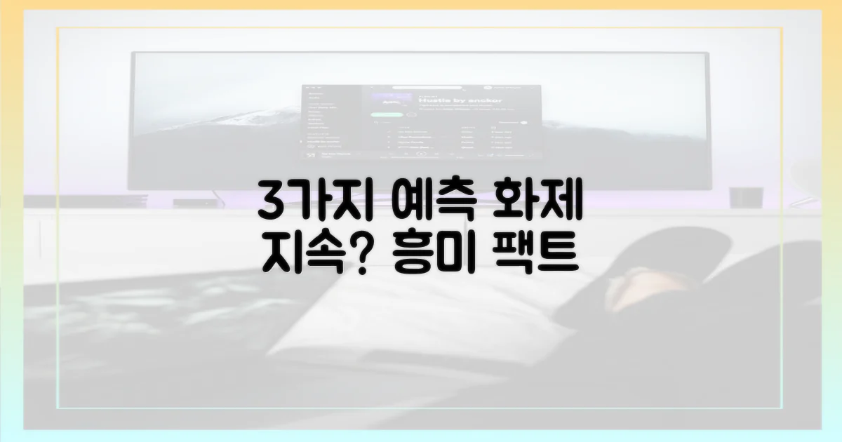3가지 예측: 화제 지속?