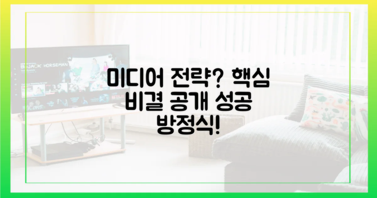 미디어 전략, 비결은 무엇일까?