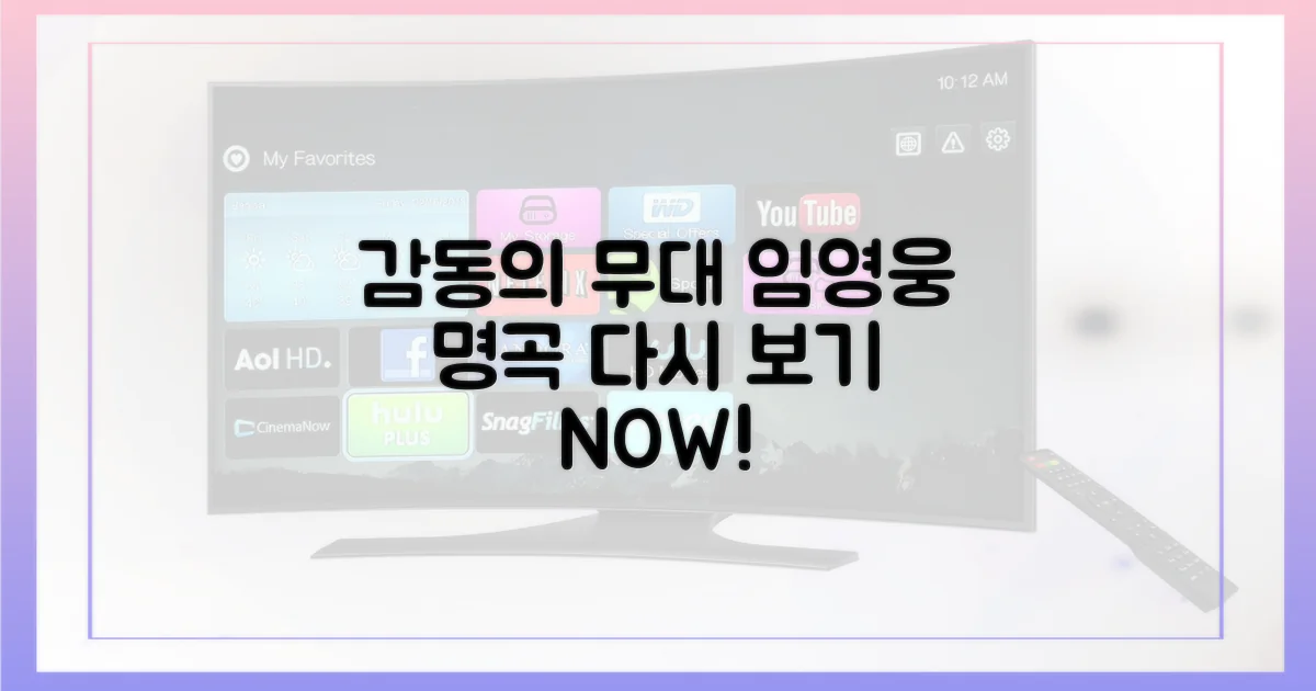 임영웅 감동의 무대 다시 보기를 시작하세요