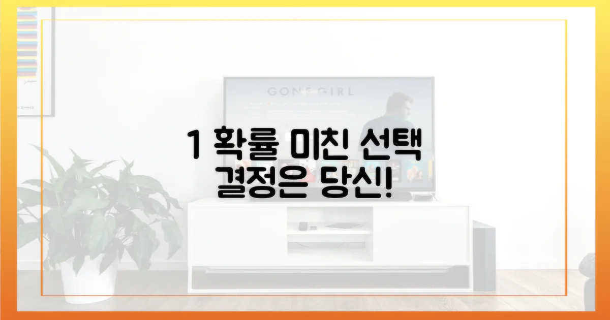 1% 확률, 예측 불가 선택