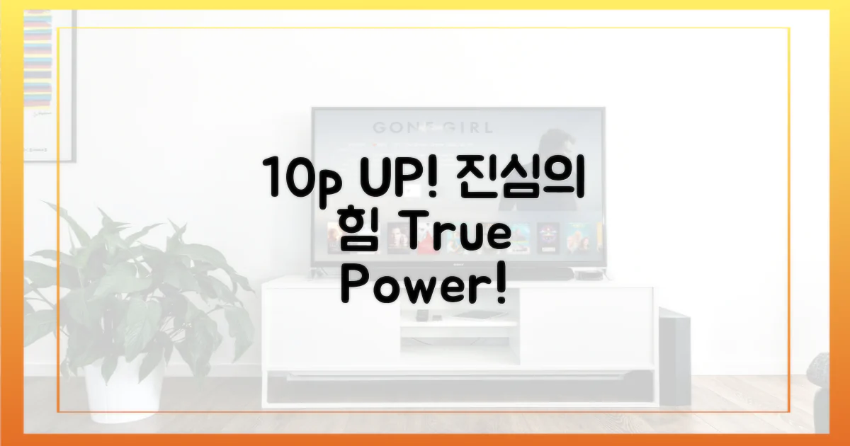 10%p 상승, 진심의 힘