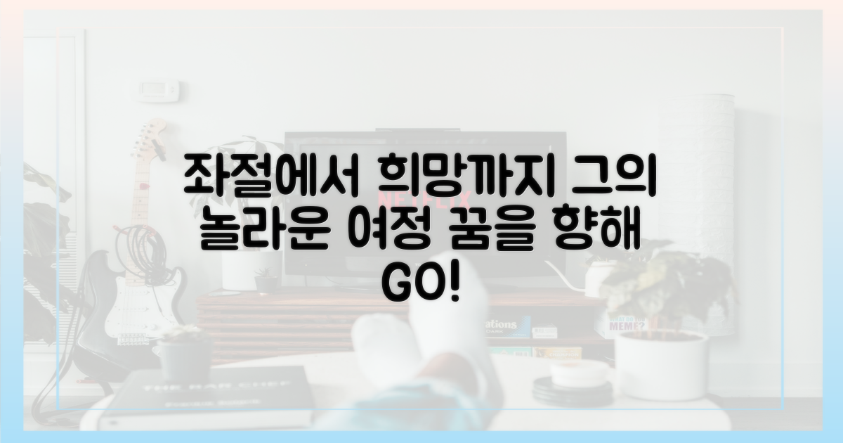좌절에서 희망으로, 그의 여정