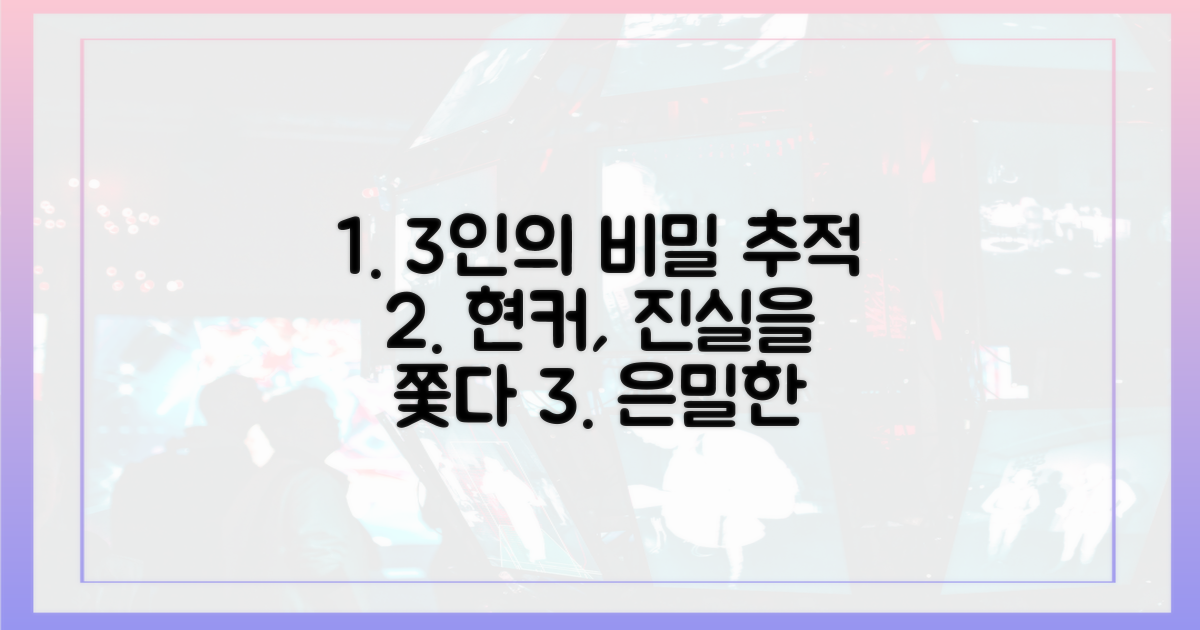 3인의 현커, 비밀 추적
