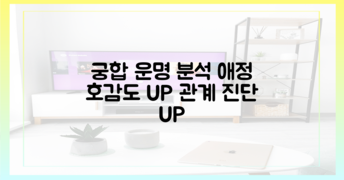 궁합 지표를 분석하세요