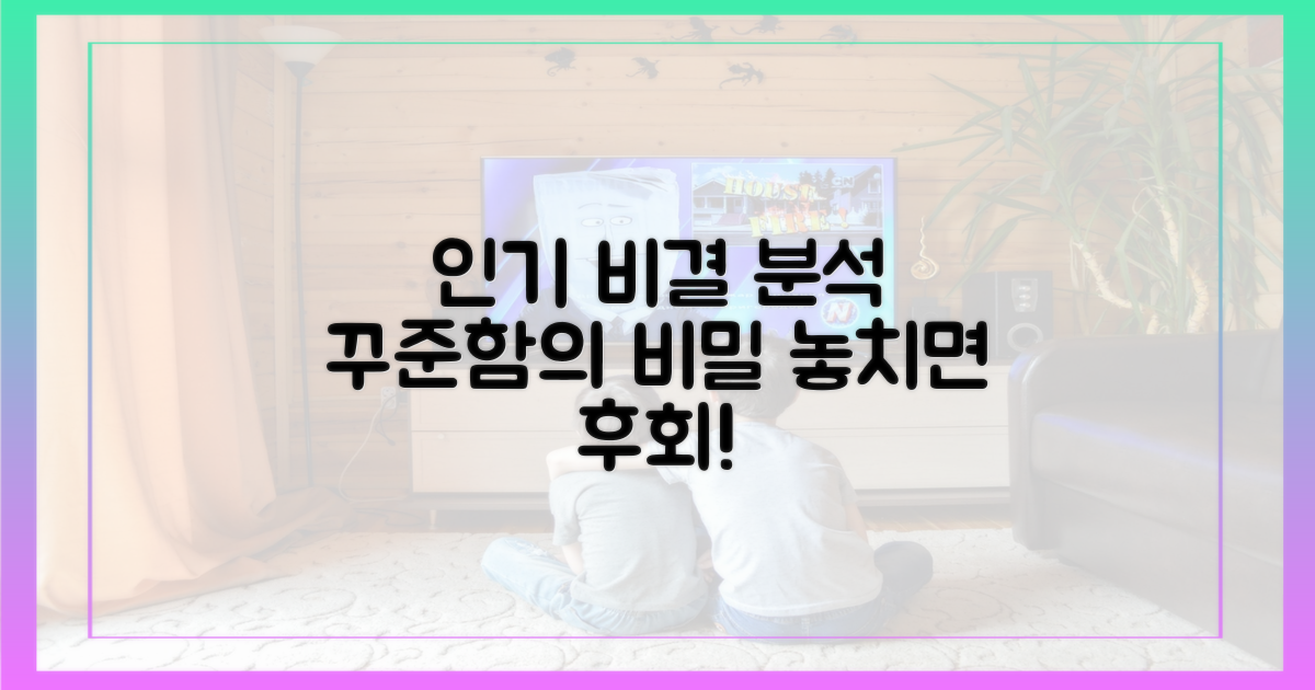 꾸준한 인기 요인 분석