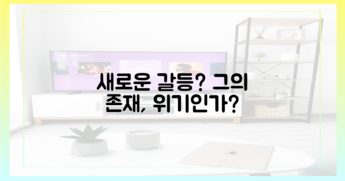 그의 존재, 새로운 갈등?