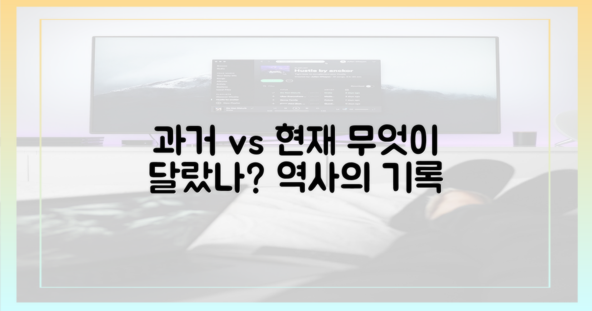 과거와 현재, 무엇이 달랐나