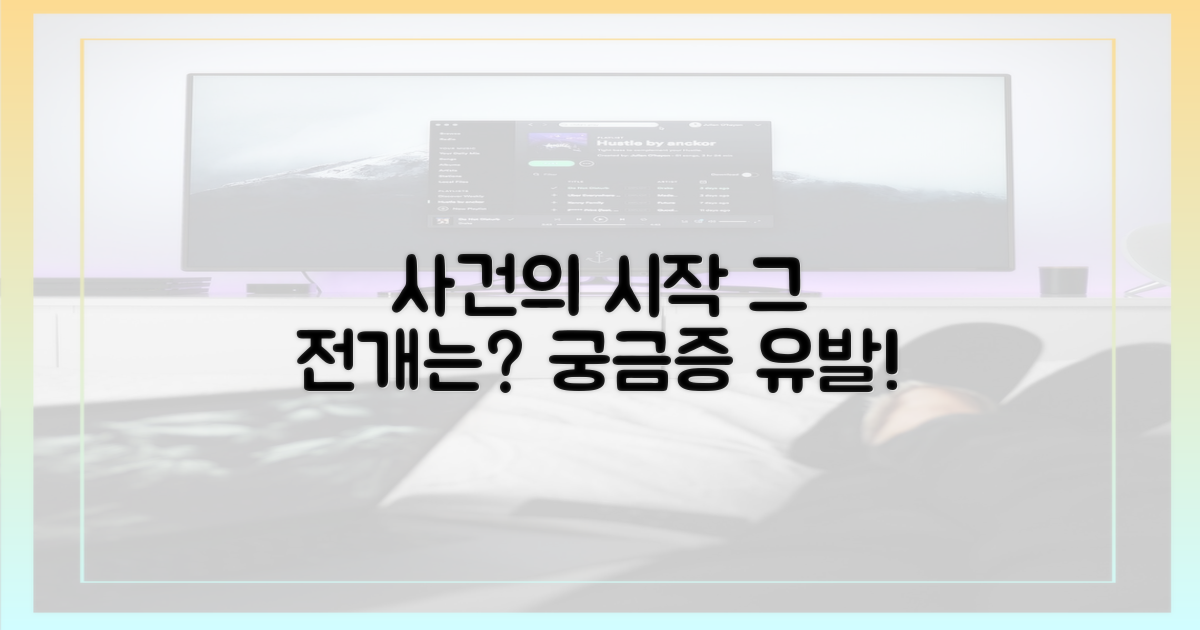 사건의 시작과 전개