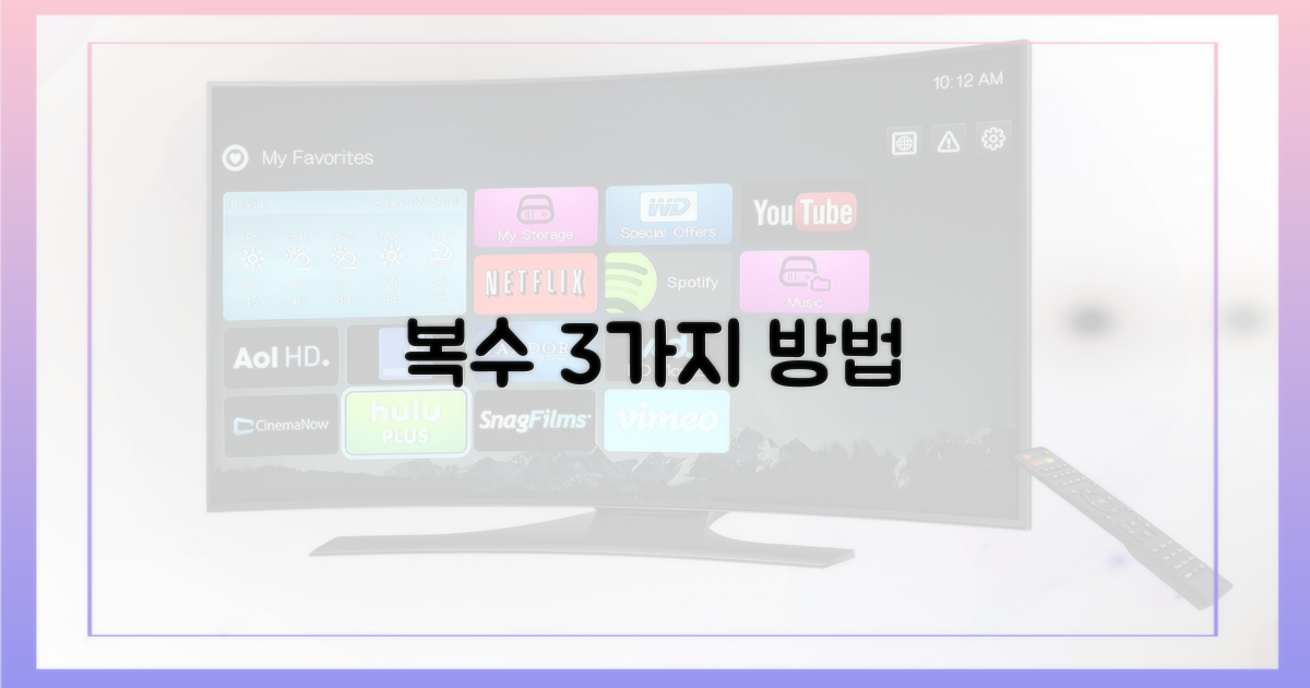 3가지 주요 복수 수단