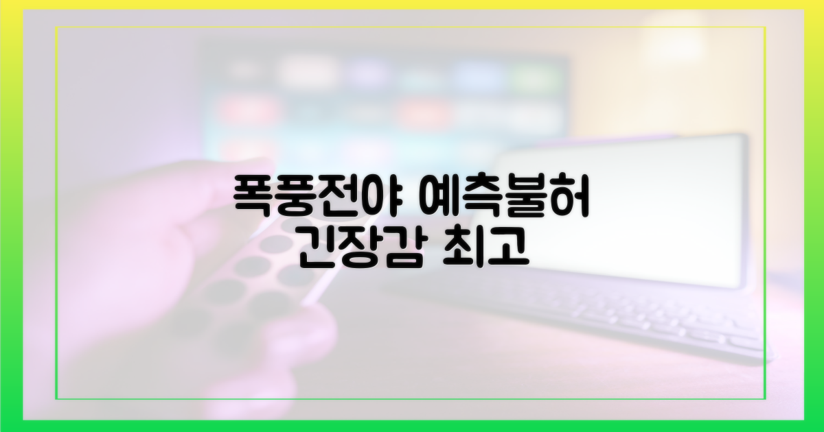 예측불허, 폭풍전야