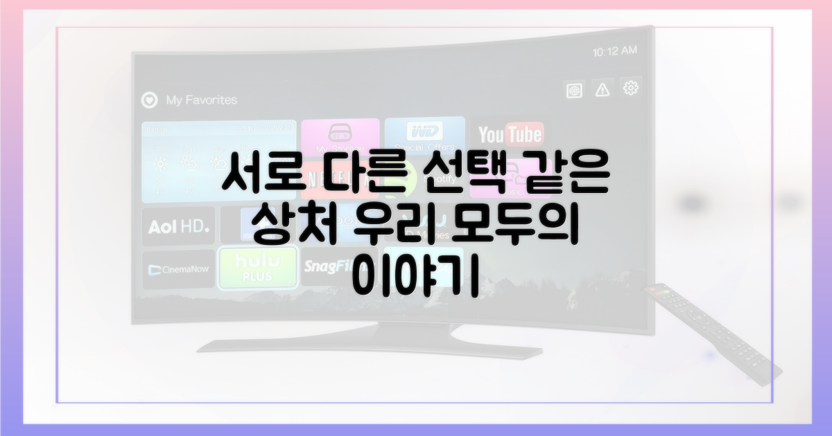 서로 다른 선택, 같은 상처