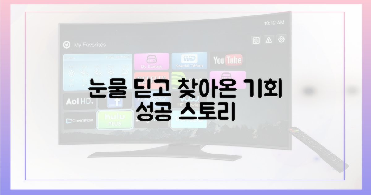 눈물 딛고 찾아온 기회