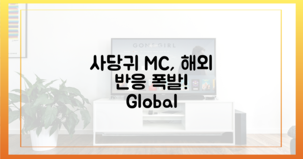 사당귀' MC, 현지 반응은?
