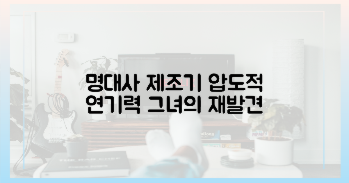 압도적인 연기력, 명대사를 빚다