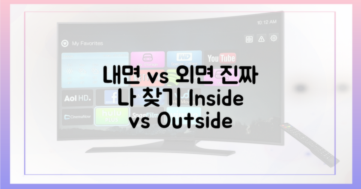 내면 vs 외면, 진짜 나 찾기