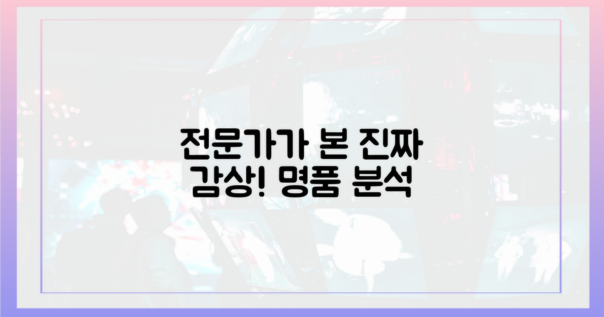 전문가가 본 진짜 감상