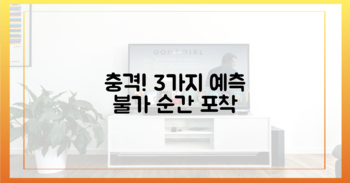 3가지 예측불가 순간