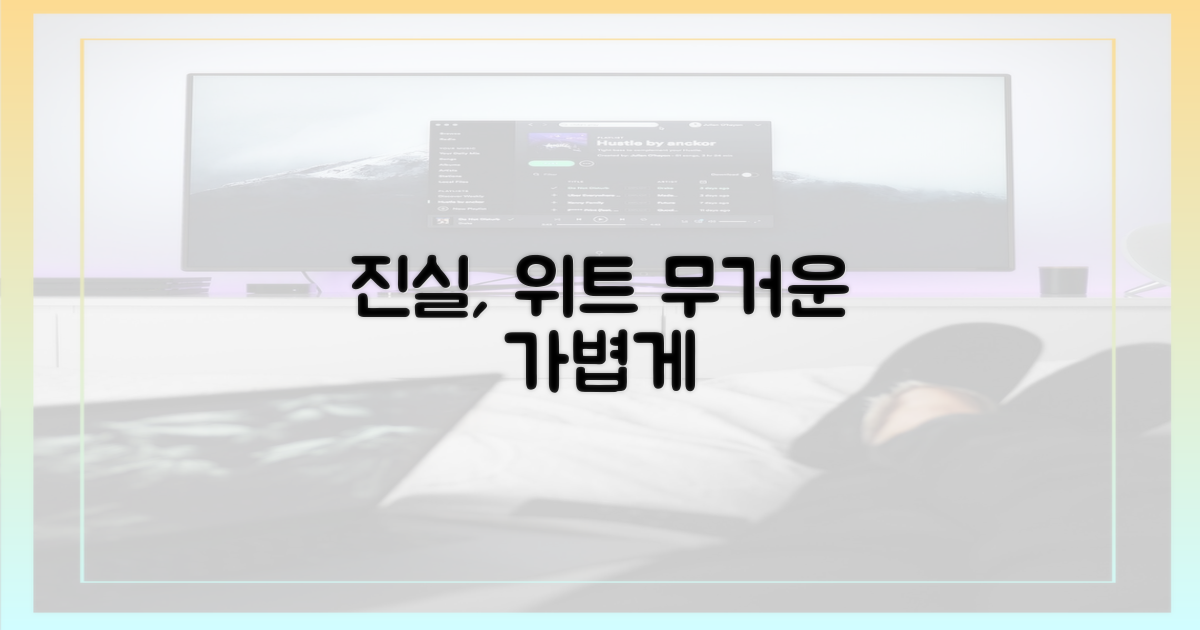 무거운 진실, 가벼운 위트