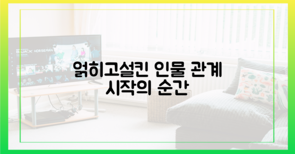 인물 관계: 얽히고 설킨 시작