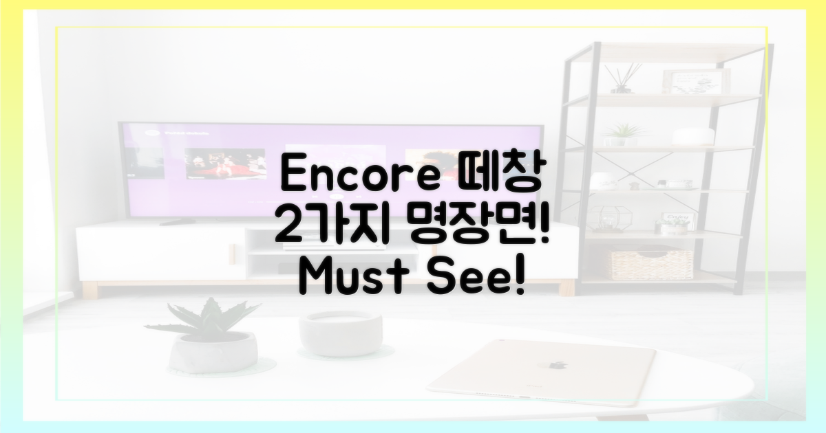 2가지 encore 떼창 현장