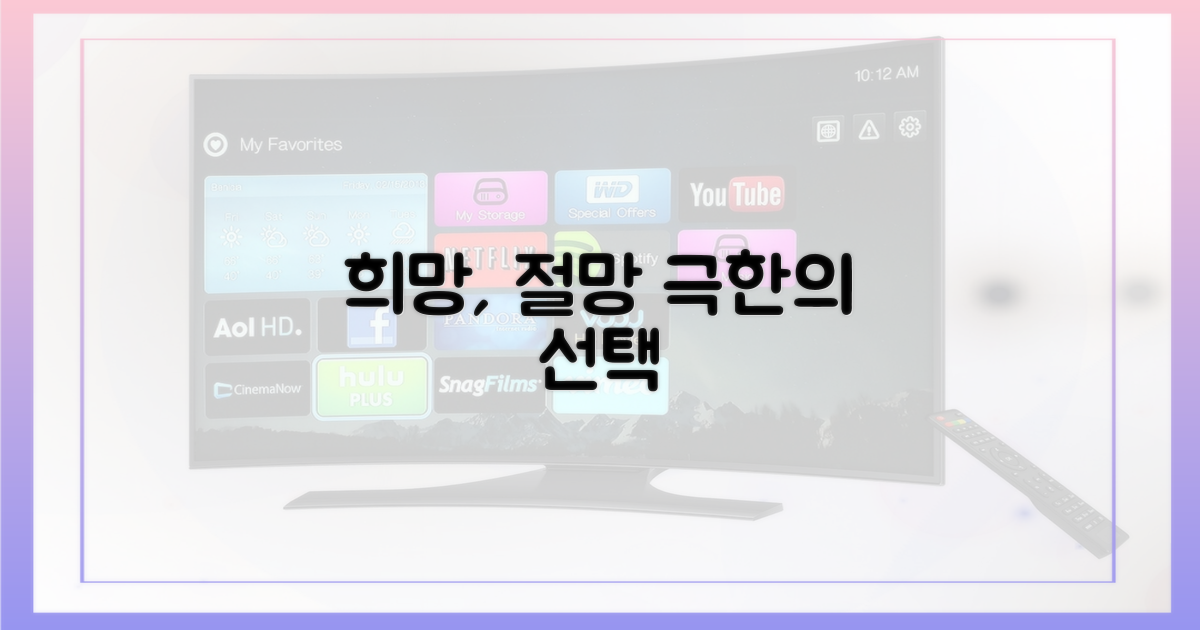 희망과 절망, 극한의 선택