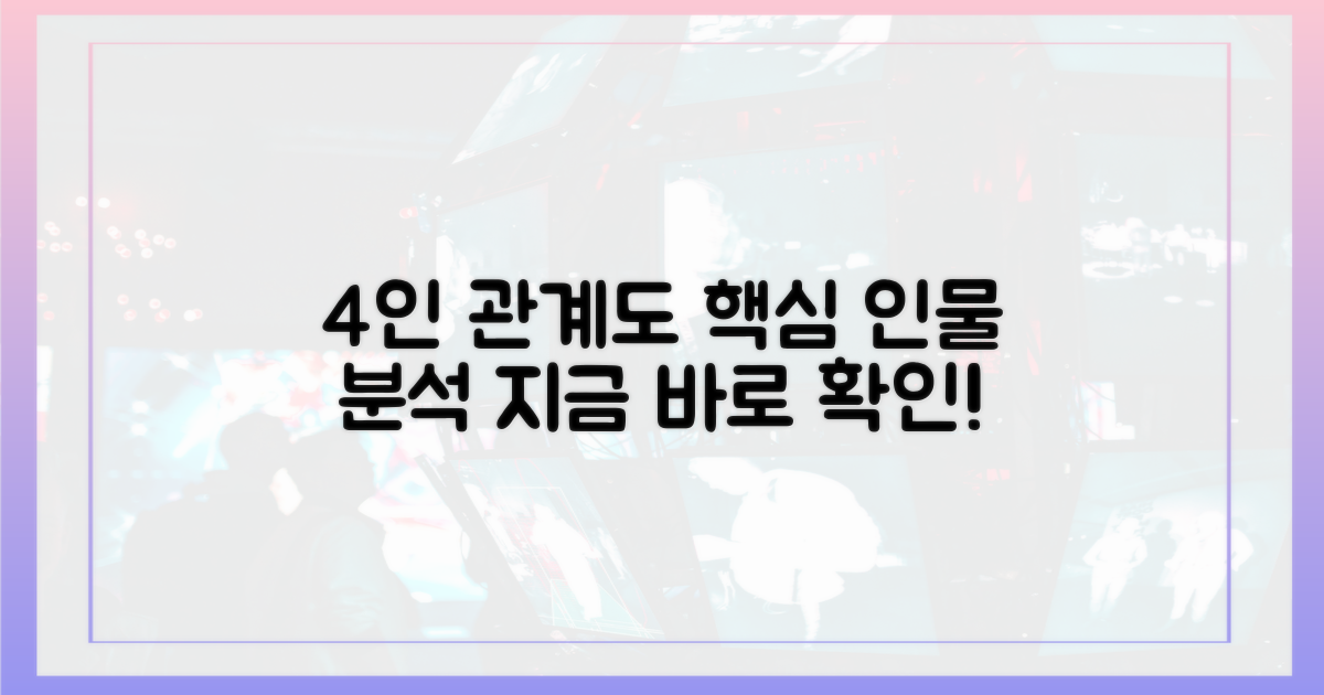 4인의 주요 인물 관계