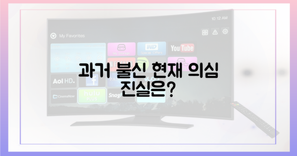 과거 불신, 현재 의심