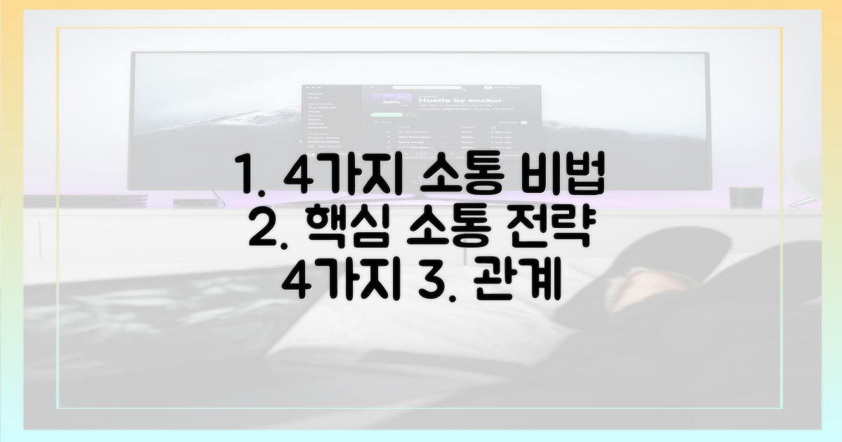 4가지 소통 전략