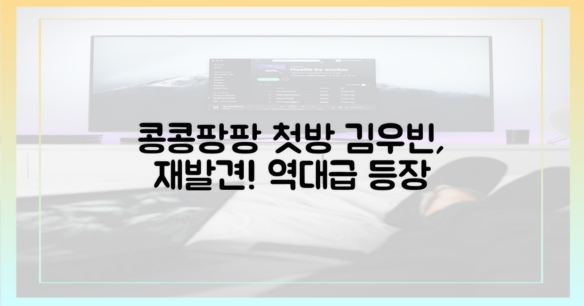 콩콩팡팡 첫방, 김우빈의 재발견