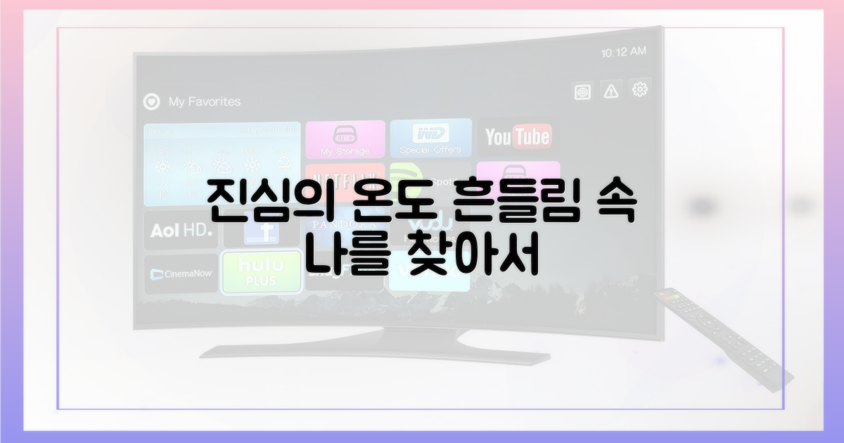 심리 변화 추적, 흔들림 속 진심