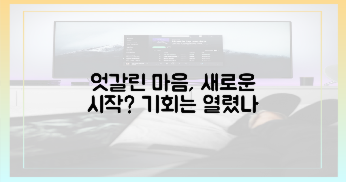 엇갈린 마음, 새로운 시작 가능성