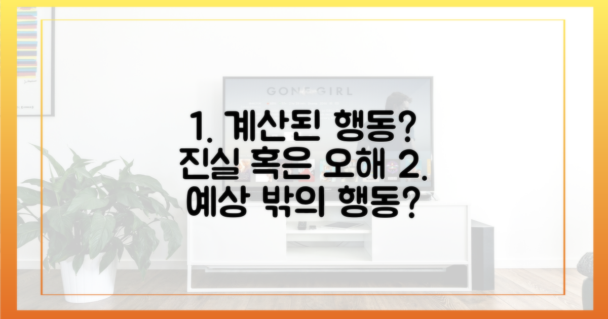 계산된 행동이었을까?