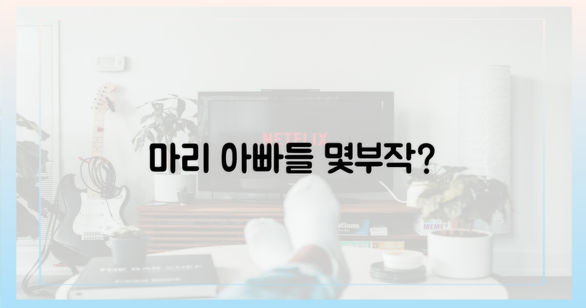 마리와 별난 아빠들' 몇 부작?