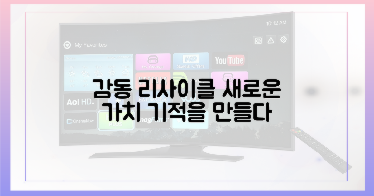 단순 리사이클 넘어선 감동의 이유