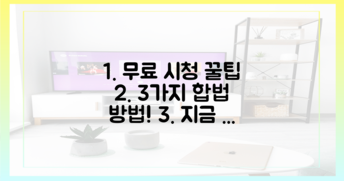 3가지 합법적인 무료 시청법