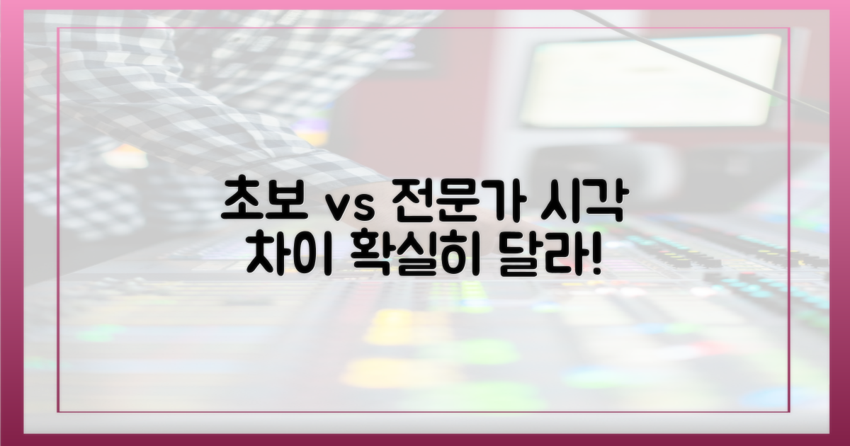 일반 시청자 vs 전문가 시각