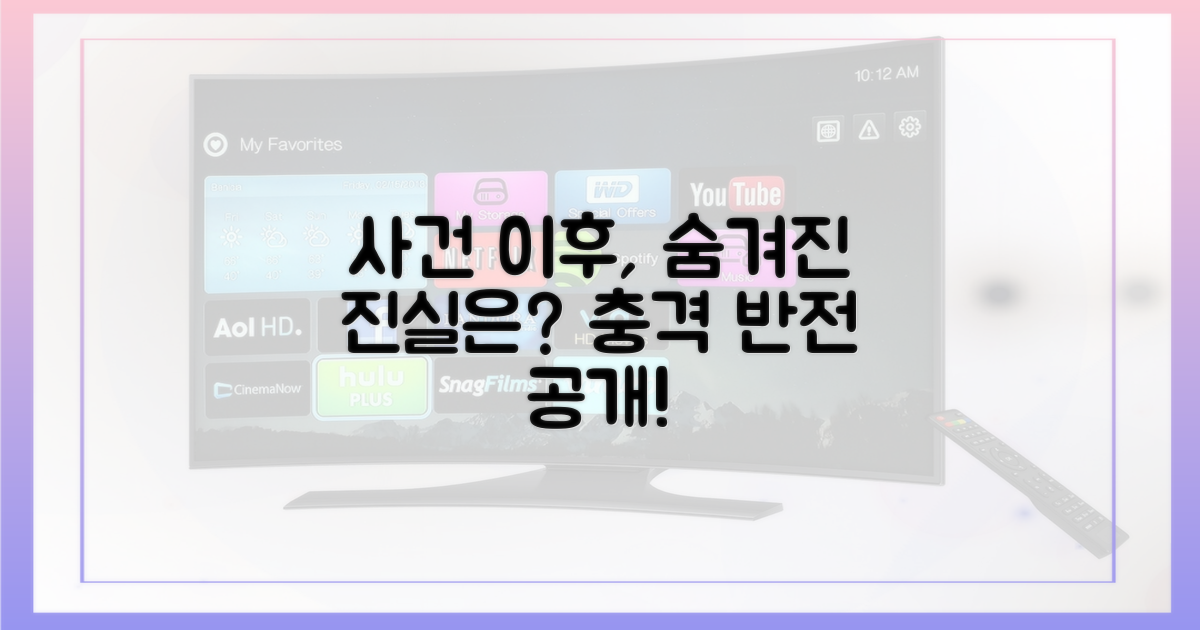 사건 이후, 진실은?