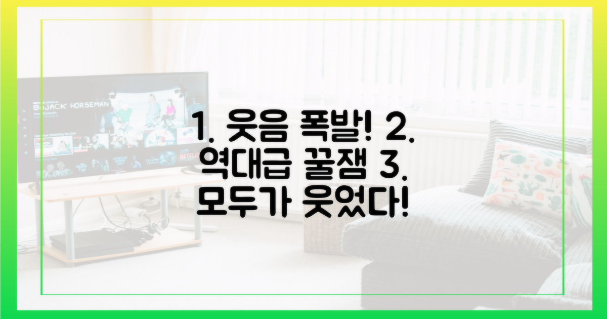 시청자가 뽑은 최고의 웃음