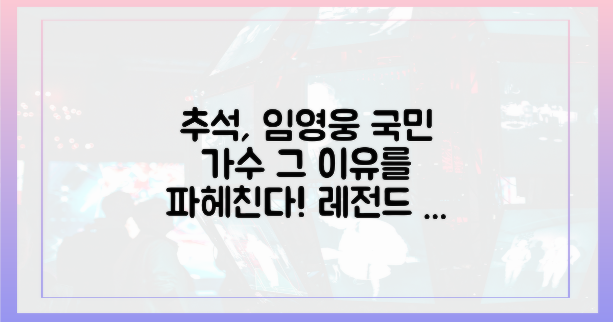 임영웅, 추석에 왜 국민 가수?