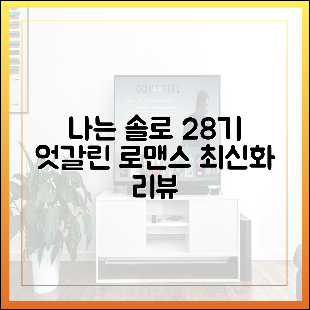 나는 솔로 28기 다시보기, 엇갈린 로맨스 향방 (최신화 리뷰)