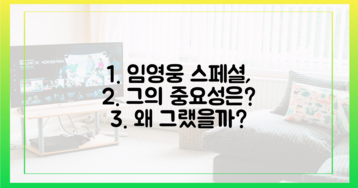 임영웅 스페셜, 왜 중요했을까?