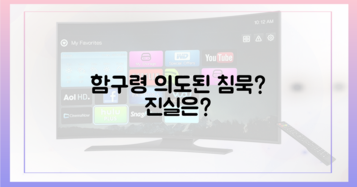 함구령: 의도된 침묵인가?