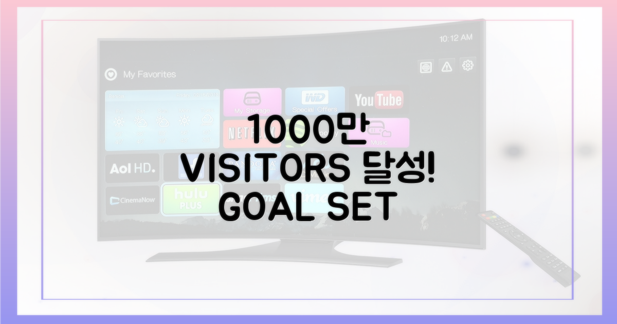 1000만 방문객 목표