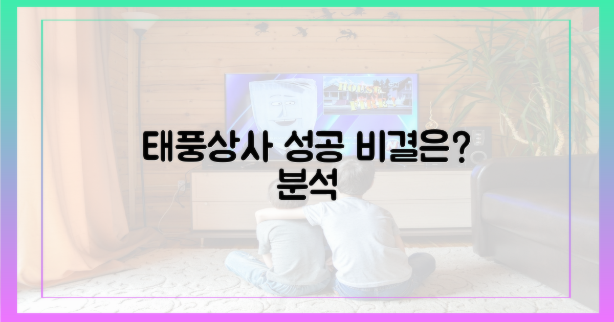 태풍상사, 무엇이 통했을까?