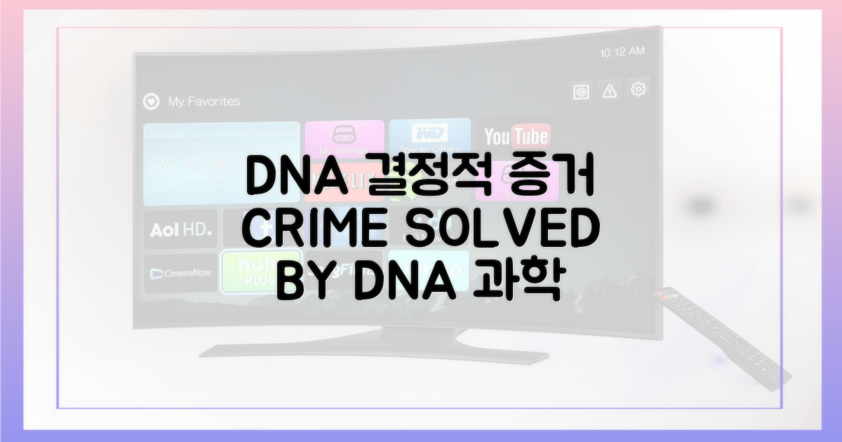 DNA 분석, 결정적 증거 포착