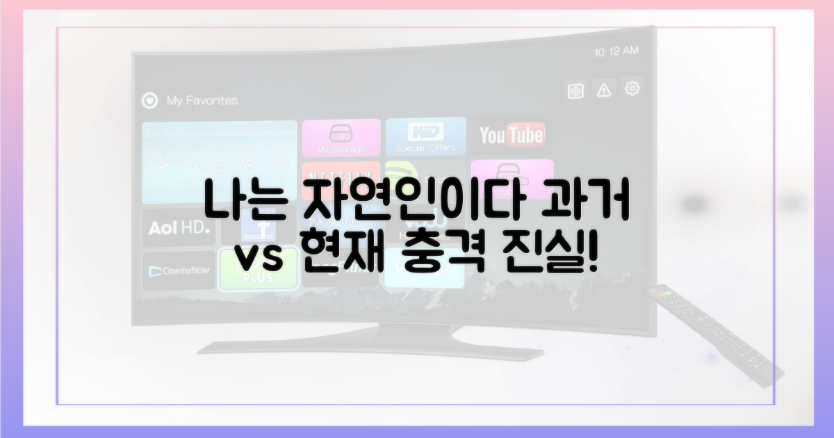 나는 자연인이다' 과거와 현재