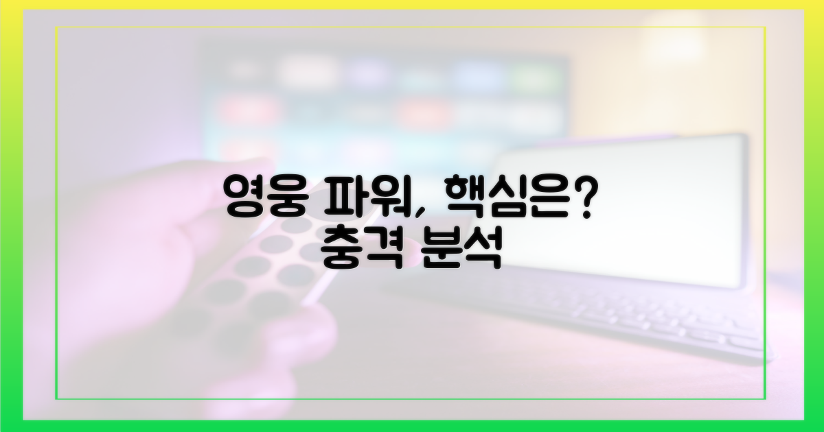 영웅 파워', 무엇을 보여주었나?