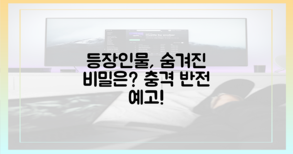 등장인물, 무엇을 숨기나?