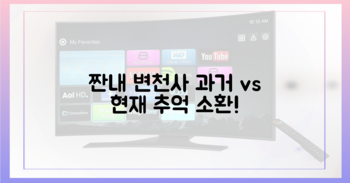 과거와 현재, 짠내의 변천사