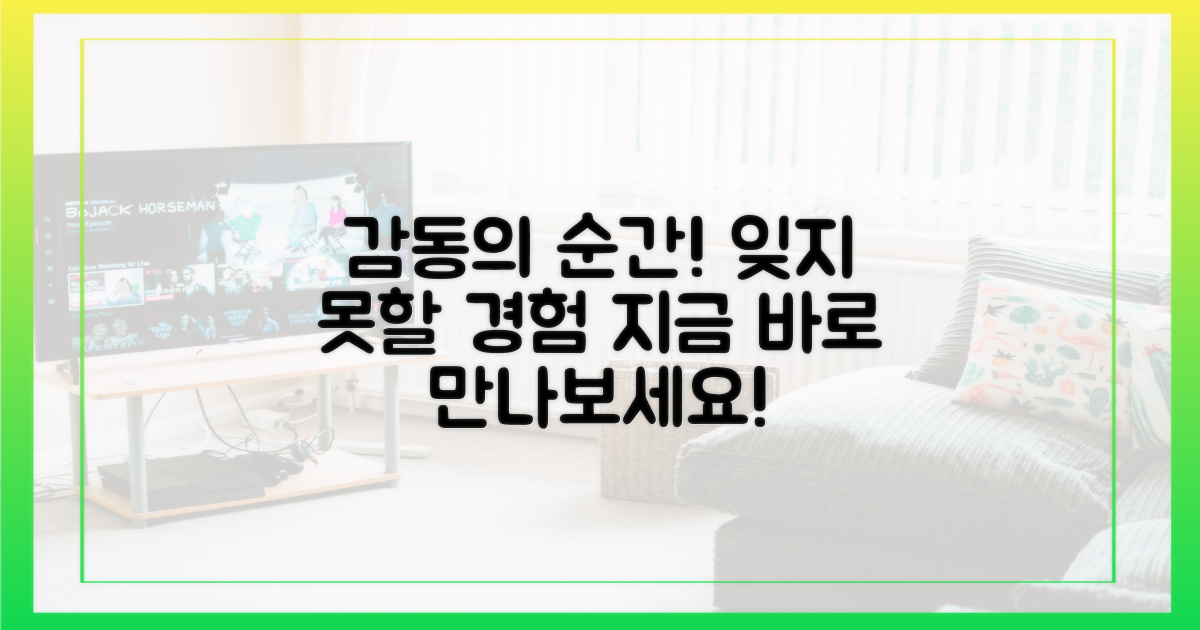 최고의 감동을 경험하세요